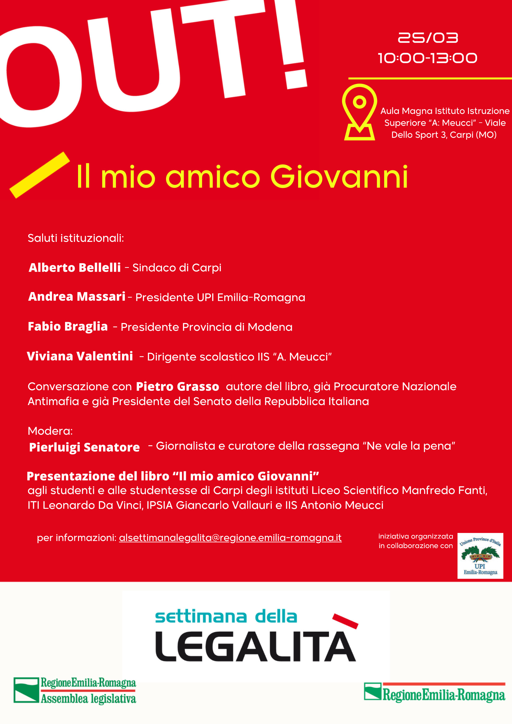 25 Il Mio amico Giovanni 25 marzo