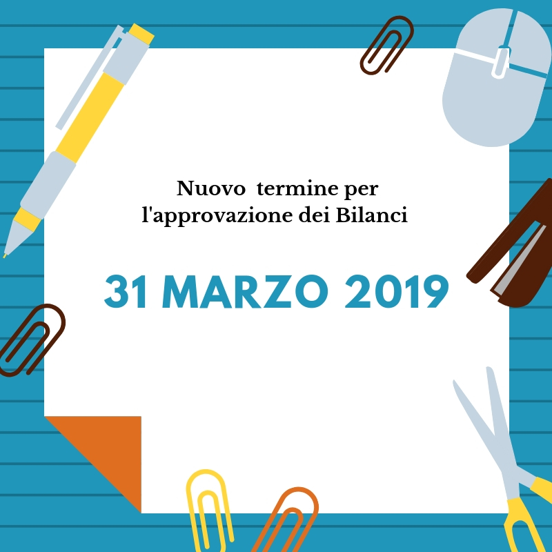 slittamento termine bilanci 